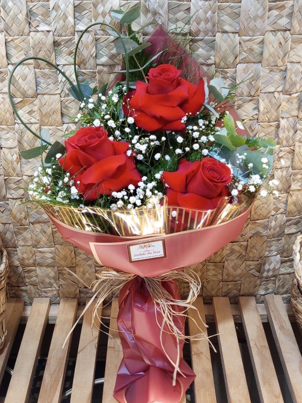 BUQUE C/ 03 ROSAS IMPORTADAS