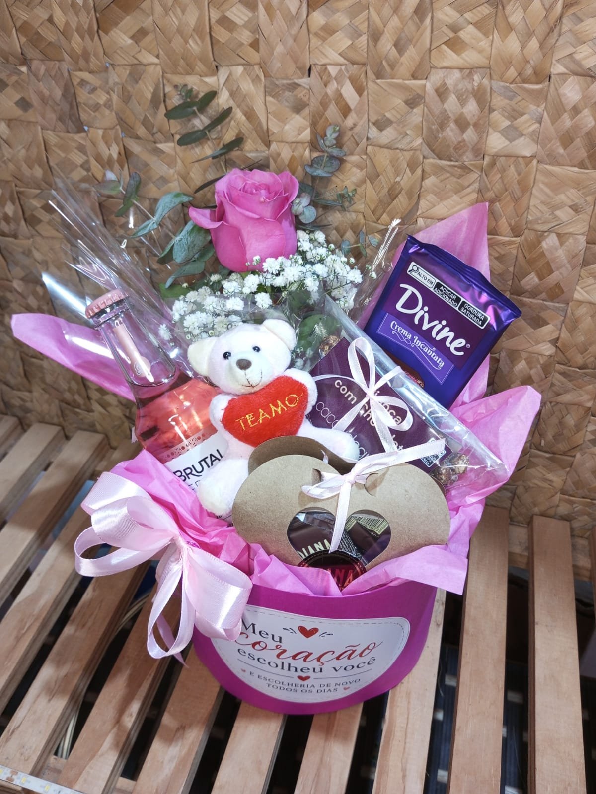 BOX MEU CORAÇÃO ROSA